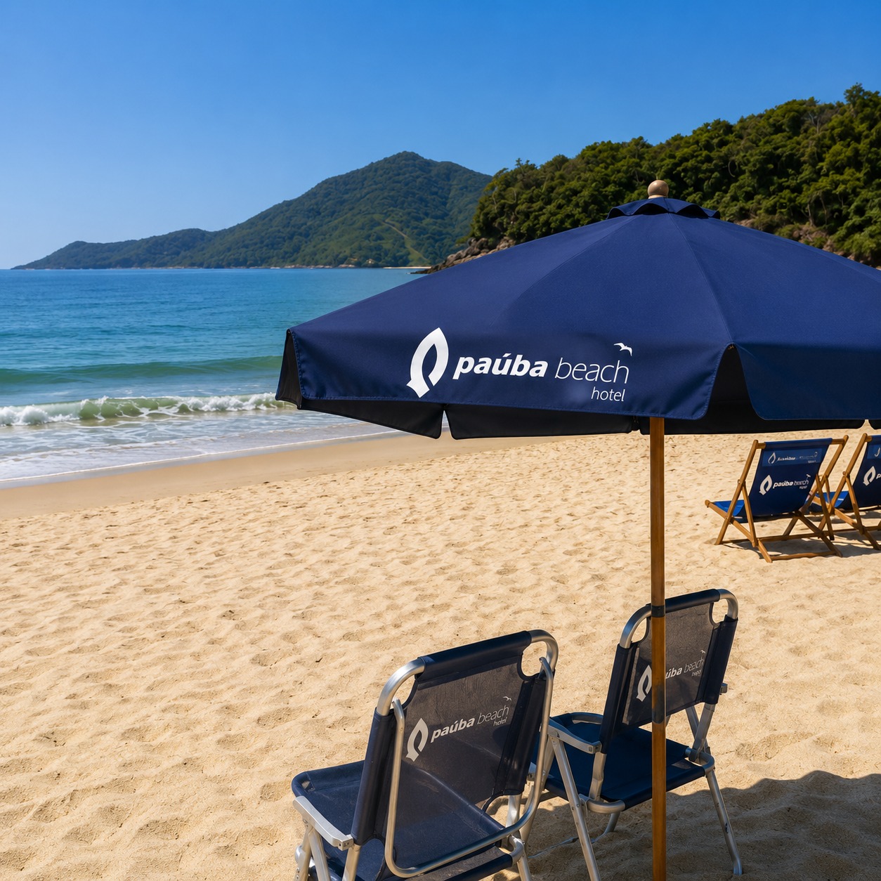 Praia de Paúba próxima ao hotel