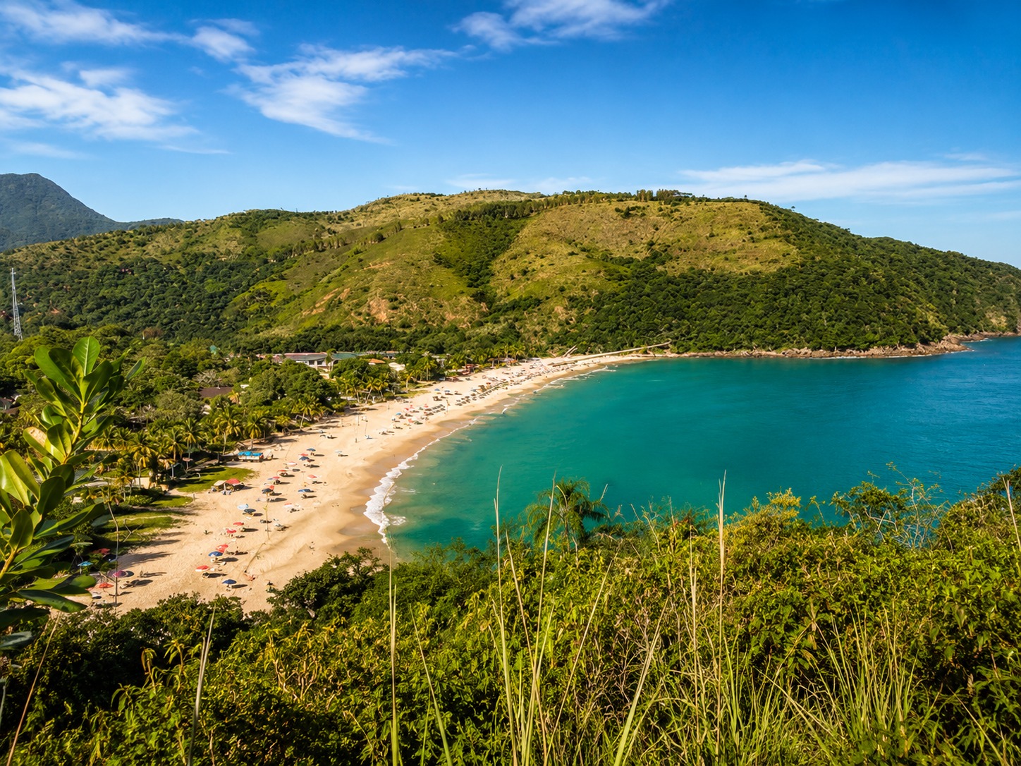 Vista aérea da praia de Paúba